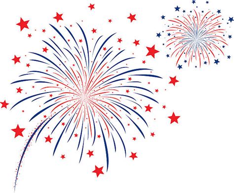 Fourth Of July Fireworks Illustrations Royalty Free Vector Graphics