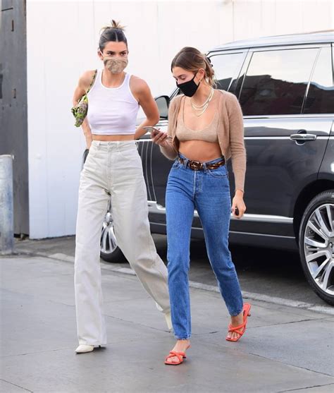 Hailey Bieber And Kendall Jenner Shopping Candids In Los Angeles Gotceleb