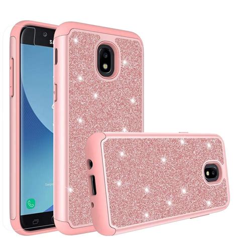 Cute Glitter Phone Case Compatible For Samsung Galaxy J3 2018galaxy