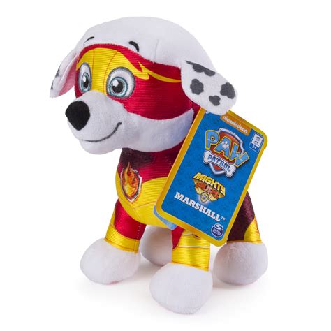 Paw Patrol 8 Mighty Pups Marshall Plush For Ages 3 And Up Wal Mart