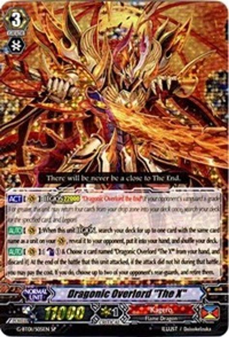 Dragonic Overlord The X Sp Generation Stride Cardfight Vanguard