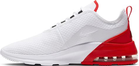 Nike Synthetic Air Max Motion 2 Shoes In Whiteuniversity Red White
