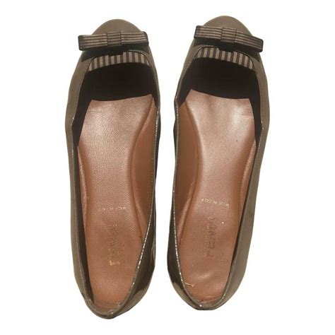 Fendi Patent Leather Ballet Flats Gem