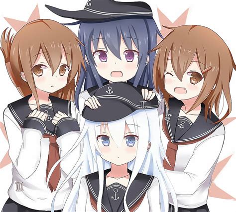 Anime Kantai Collection Akatsuki Kancolle Hibiki Kancolle