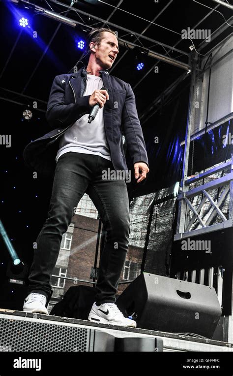 Ritchie Neville Of Pop Band 5ive Performs At Custom House Square As