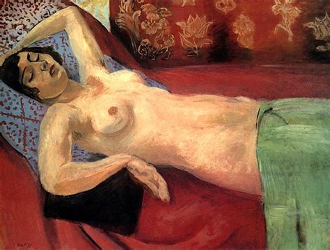 Nude With A Green Shawl Henri Matisse Wikiart Org