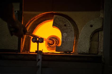 Glass Blast Furnace Stock Image Image Of Blowing Melt 358897