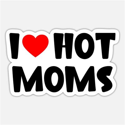 I Heart Mom Vector Stickers Unique Designs Spreadshirt