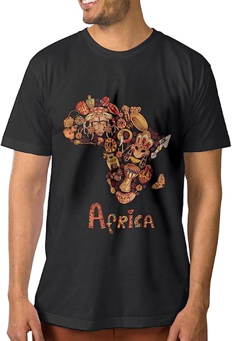 Men African Art T Shirt Sports And Outdoors