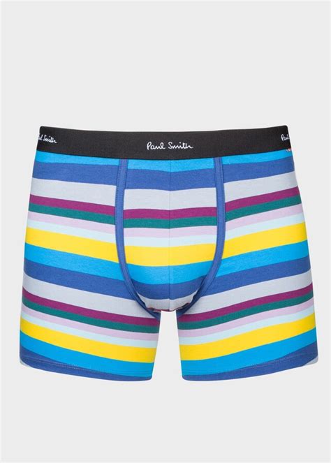 Paul Smith Mens Multi Colour Stripe Low Rise Long Boxer Briefs Shopstyle