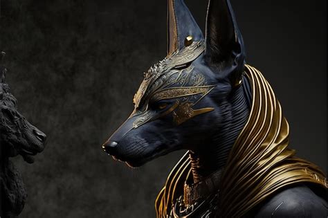 Premium Photo Anubis Is An Ancient Egyptian God The Deity Of The Underworld Lords Of The Dead