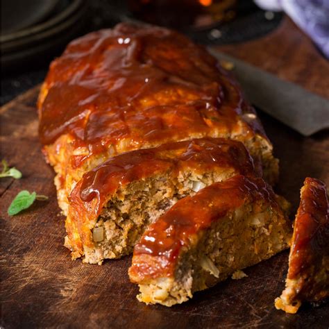 Meatloaf Recipe With Ketchup Mustard And Brown Sugar Topping Besto Blog