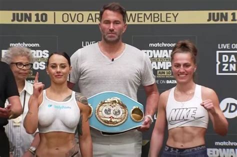 Boxer Has Eddie Hearn Wondering Where To Look With Body Paint Weigh In