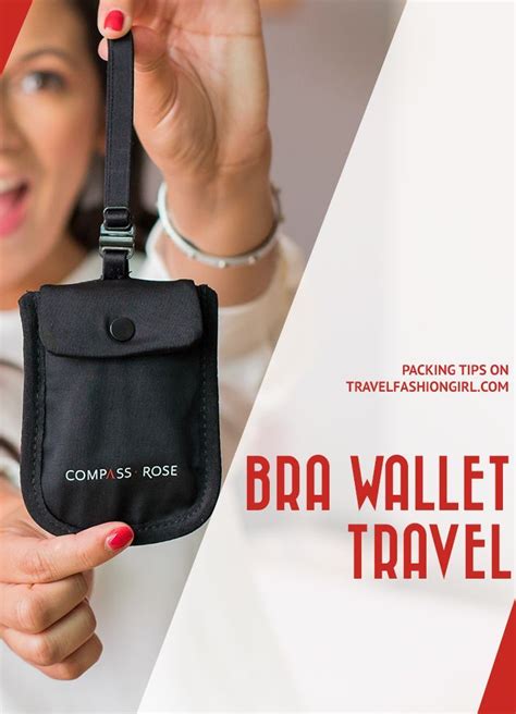 Secret Bra Wallet Travel Fashion Girl Travel Fashion Girl Hidden Travel Wallet Travel Wallets
