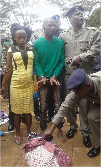 Pregnant Kenyan Armed Robber Arrested Photos Crime Nigeria