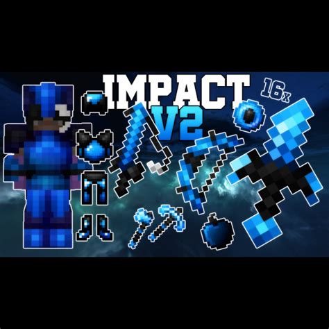 Impact V2 16x Minecraft Resource Pack Pvp Resource Pack