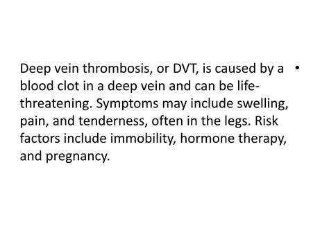 Solution Deep Vein Thrombosis Dvt 1 Studypool