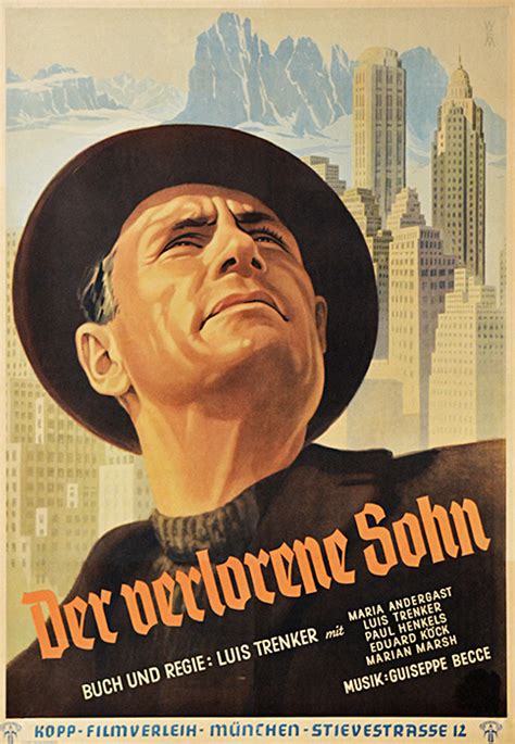 Filmplakat Verlorene Sohn Der 1934 Plakat 2 Von 2 Filmposter Archiv