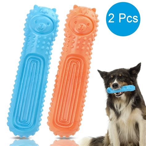 2pcsdog Chew Toys Toothbrush Dog Toys For Aggressive Chewers Large