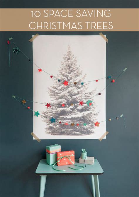 10 Space Saving Christmas Trees You Can Hang On The Wall Curbly