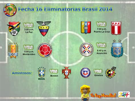 Argentina Y Colombia Quieren Confirma Su ClasificaciÓn A Brasil 2014 En La Fecha 16 De Las