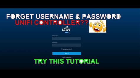 Lupa Username Password Controller Unifi Mudah Coba Cara Di Video Ini YouTube