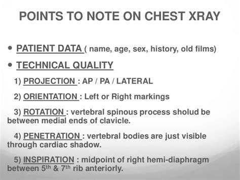 Radiography Of Chest And Spine