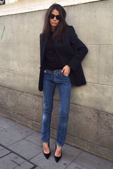 Black Blazers For Women Trendy Outfit Ideas Black Top And Jeans