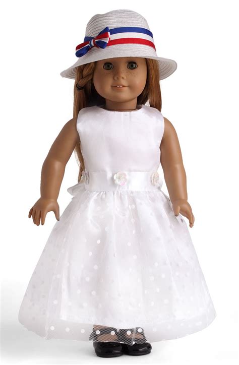 Buy White Color American Girl Doll Clothes Of Party