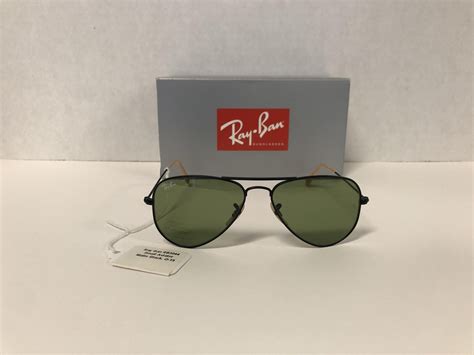 Whatever you're shopping for, we've got it. Ray Ban RB3044 Small Aviator Matte Black, G-15 - ADS Lifestyle