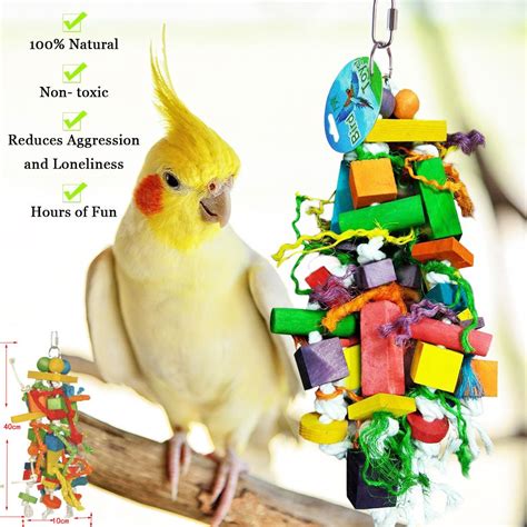 Parrot Chewing Toy Edible Chew Nibbling Keeps Beaks Trimmed