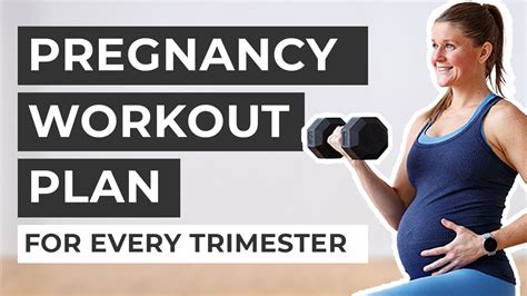 Free Pregnancy Workout Plan For Every Trimester Youtube