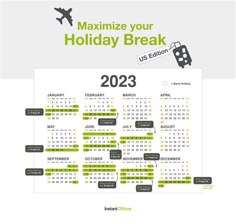 How To Maximize Annual Vacation Days In The Us In 2023 Instant Offices