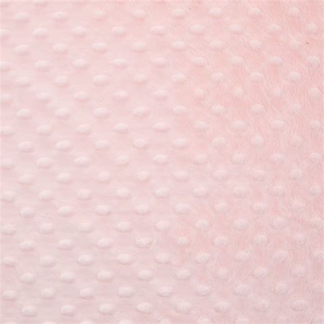 Cuddle Embossed Dimple Baby Pink 60 Minky Yardage Dimple Baby