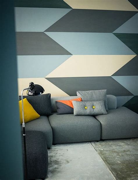 48 Colorful Wall Paint Pattern Ideas You Would Like Contemporary Home