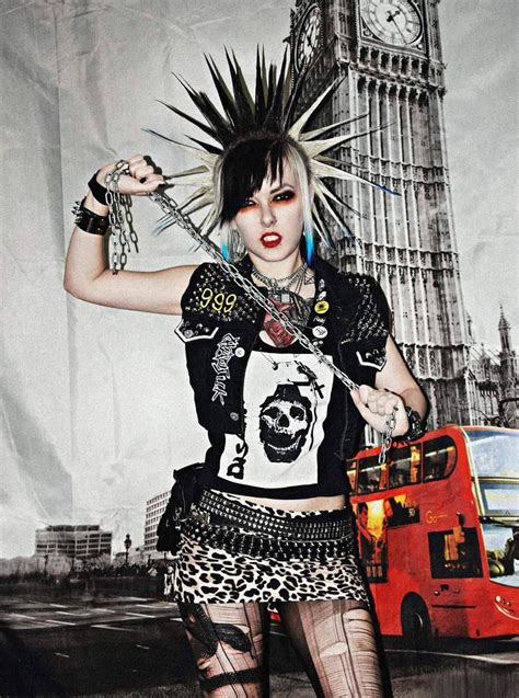 Christina Chaos Punk Rock Girls Punk Girl Goth Girls Rocker Chick