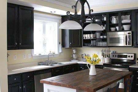 15 standout painted kitchen cabinet ideas. Remodelaholic | Dark Kitchen Cabinet Inspiration and ...