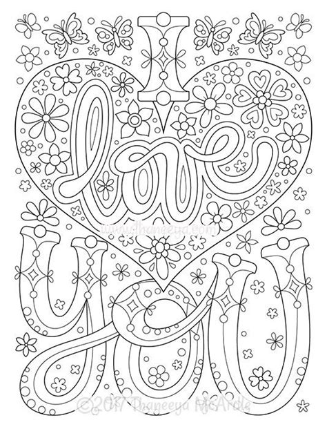 Printable love mandala coloring pages. Pin on Coloring therapy