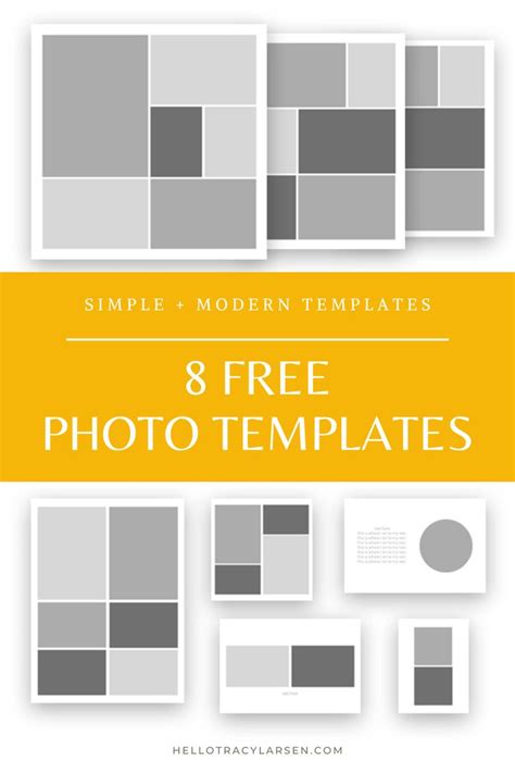 8 free photo templates