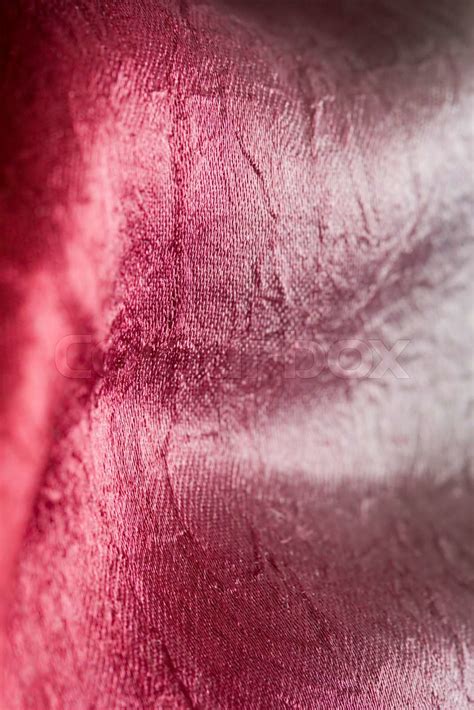 Sensual Red And Silver Silk Fabric Stock Image Colourbox