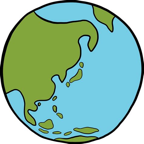 Earth Doodle Freehand Drawing 15714919 Png
