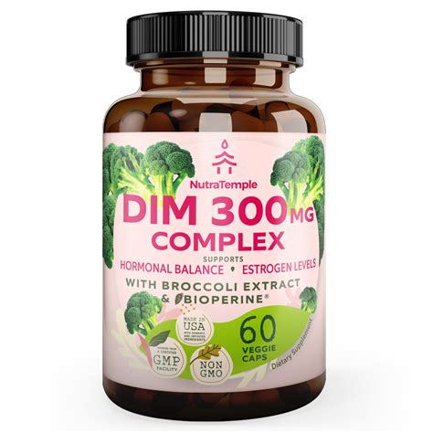 DIM Supplement 300 Mg - NutraTemple - Nutrition as nature intended