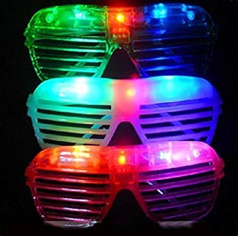 rave sunglasses led shutter shades