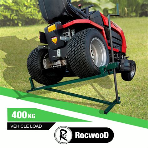 Ride On Lawn Mower Lift 400kg Lifting Device Ramp Garden Tractor Jack