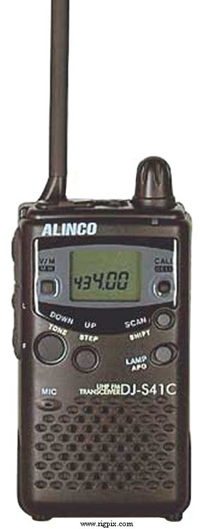 Rigpix Database License Free Radios Alinco Dj S41c