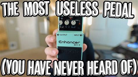 The Most Useless Pedal You Have Never Heard Of YouTube