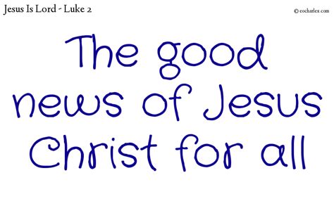 Tag The Good News Of Jesus Christ For All