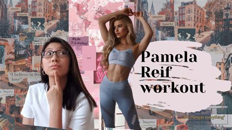 vlogmas 4 i tried pamela reif s workout for a week youtube