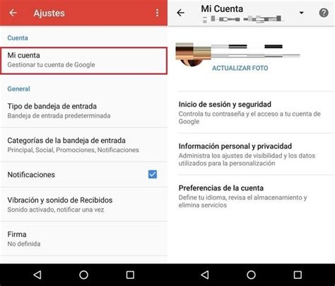 Ya Podemos Cambiar Los Datos De Acceso A Gmail Desde Android