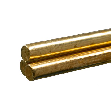 Round Brass Rod 516 Od X 36 Long 3 Pieces Kands Precision Metals Ksmetals